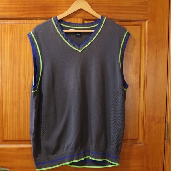 Grand Slam Vintage Y2K Athletic Sweater Vest Golf Vest Large - Picture 2 of 7
